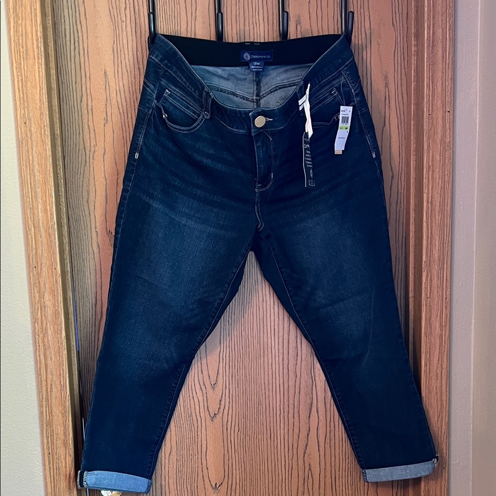Democracy Dark Blue Ankle Jeans